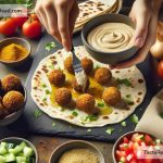 How to Prepare a Middle Eastern Falafel Wrap for Lunch