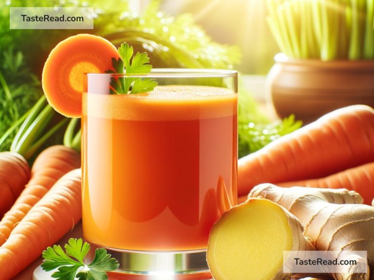 How to Prepare an Invigorating Carrot Ginger Juice