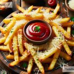 How to Prepare Baked Parmesan Fries with Ketchup for Appetizers