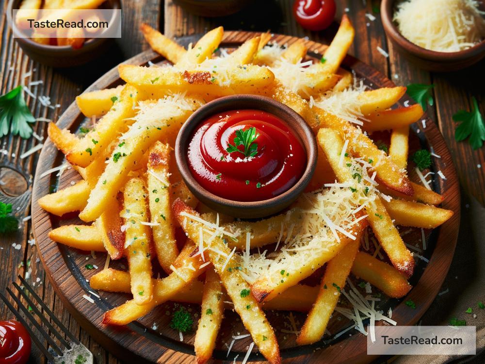 How to Prepare Baked Parmesan Fries with Ketchup for Appetizers