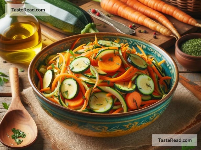 How to Prepare Carrot and Zucchini Slaw for Appetizers