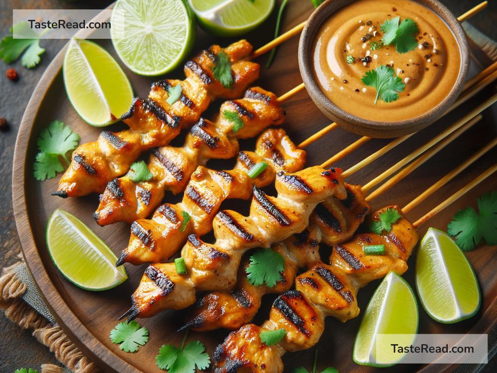 How to Prepare Chicken Satay with Peanut Sauce for Appetizers