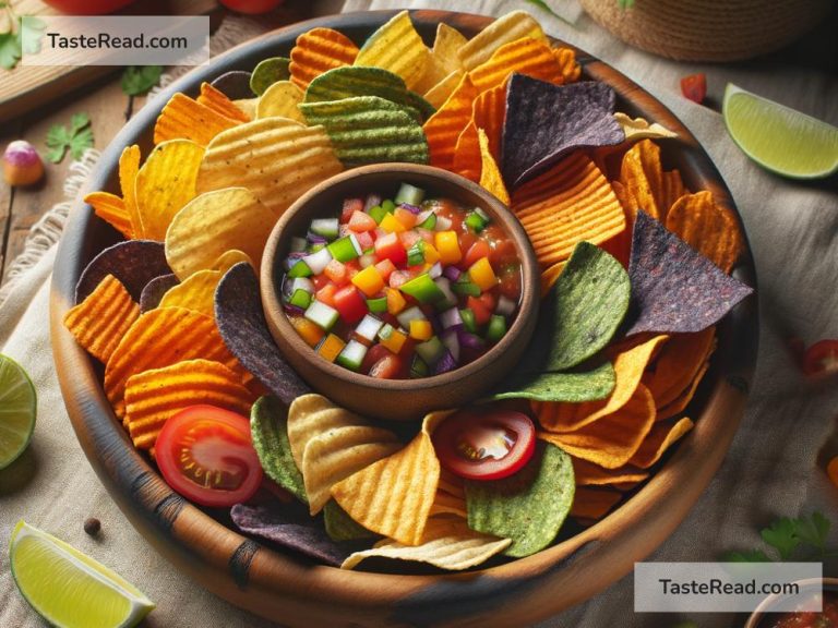 How to Prepare Crunchy Veggie Chips with Salsa for Appetizers