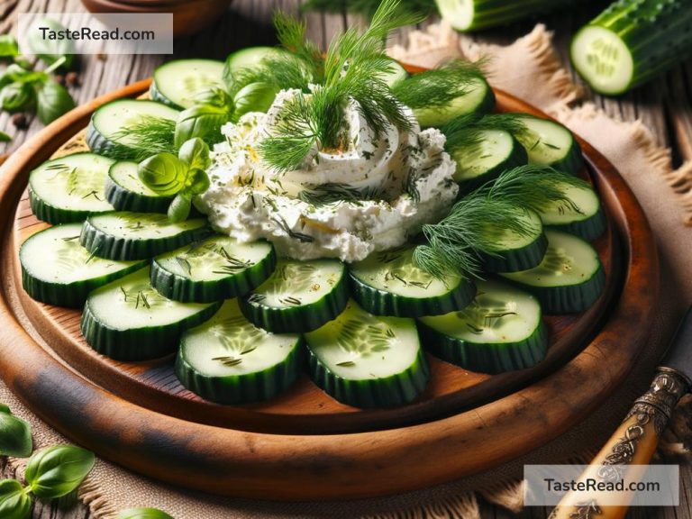 How to Prepare Cucumber Bites with Cream Cheese and Dill for Appetizers