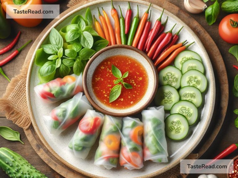 How to Prepare Easy Veggie Spring Rolls with Sweet Chili Dip