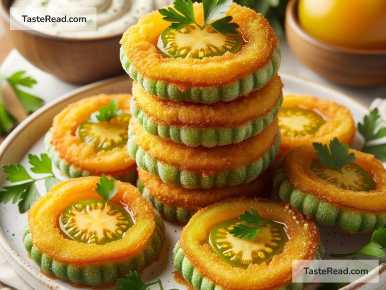 How to Prepare Fried Green Tomatoes with Remoulade Sauce for Appetizers
