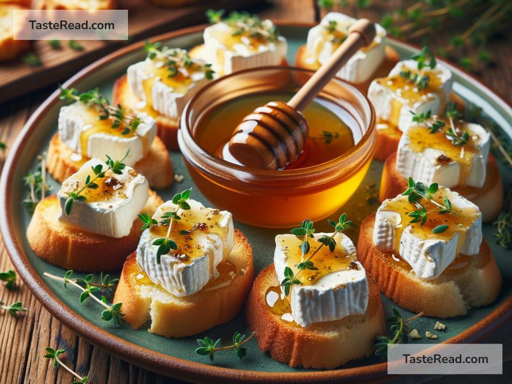 How to Prepare Goat Cheese and Honey Crostini for Appetizers