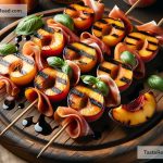 How to Prepare Grilled Peach and Prosciutto Skewers for Appetizers