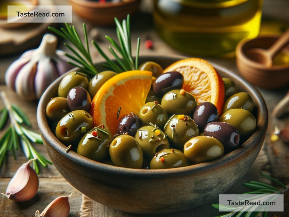 How to Prepare Marinated Olives with Citrus and Rosemary for Appetizers