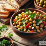 How to Prepare Mediterranean Chickpea Salad for Appetizers