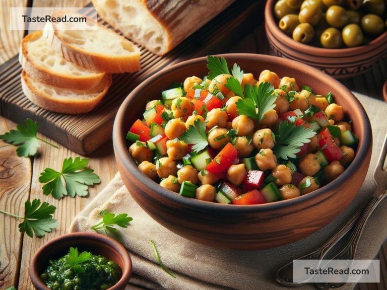 How to Prepare Mediterranean Chickpea Salad for Appetizers