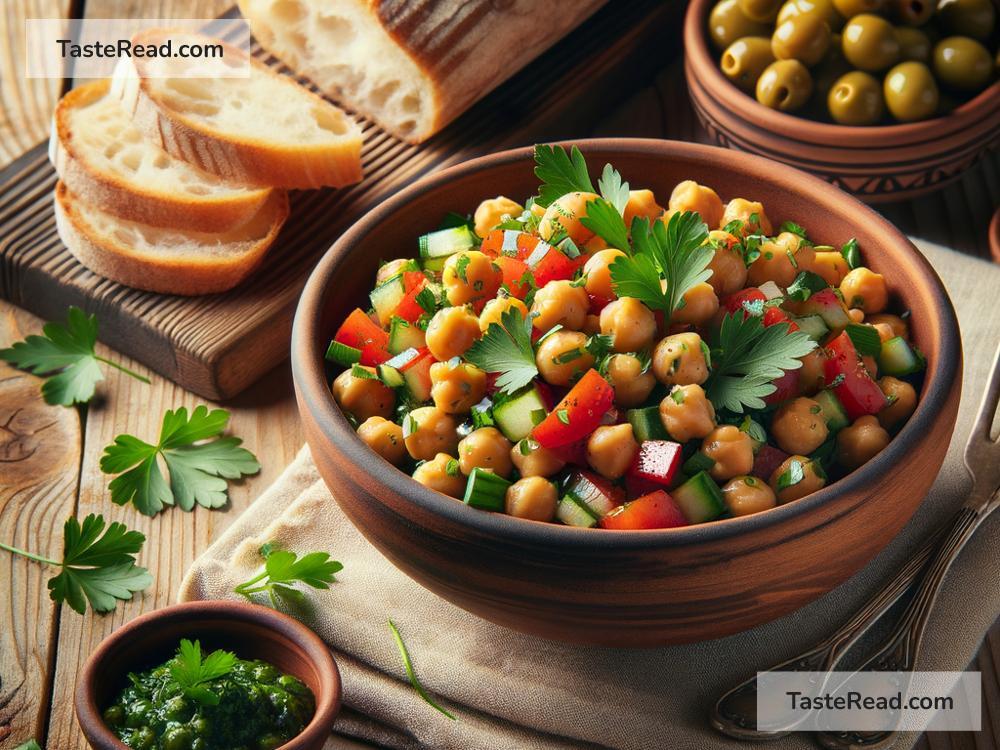 How to Prepare Mediterranean Chickpea Salad for Appetizers