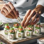 How to Prepare Mini Crab Rolls with Avocado for Appetizers