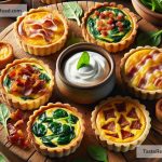 How to Prepare Mini Quiches with Bacon and Spinach for Appetizers