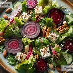 How to Prepare Roasted Beet and Goat Cheese Salad for Appetizers