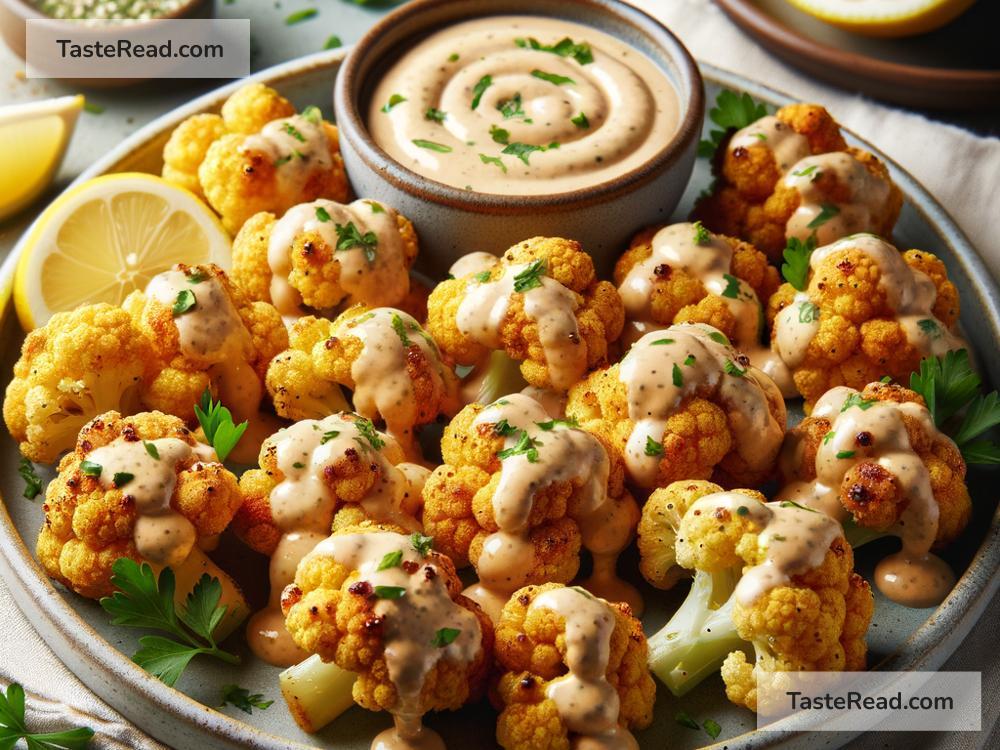 How to Prepare Roasted Cauliflower Bites with Lemon Tahini Sauce