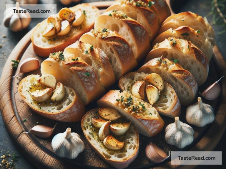 How to Prepare Roasted Garlic and Herb Baguette Slices for Appetizers