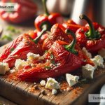 How to Prepare Roasted Red Pepper and Goat Cheese Dip for Appetizers