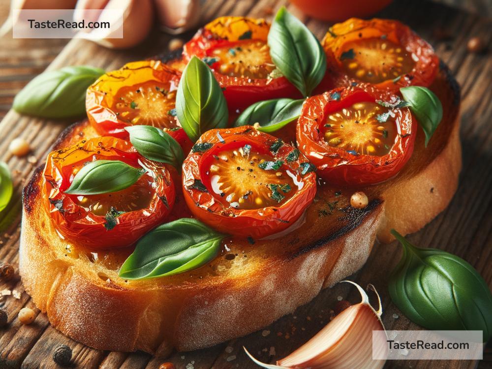 How to Prepare Roasted Tomato and Garlic Bruschetta for Appetizers