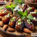 How to Prepare Stuffed Dates with Almonds and Cheese for Appetizers