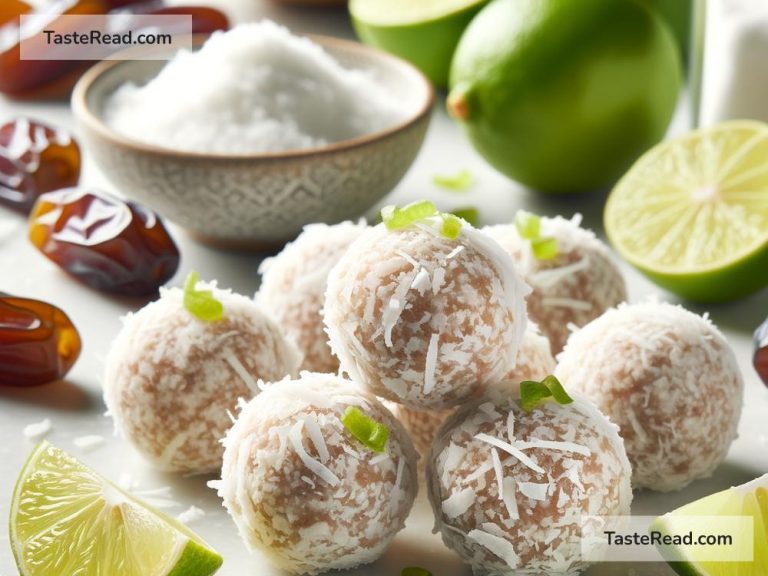 How to Prepare Sweet Coconut Lime Energy Balls