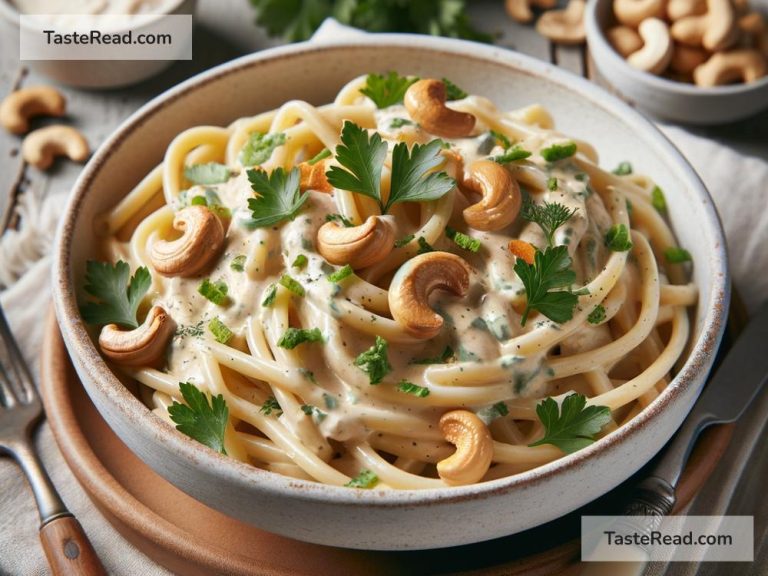 How to Prepare Vegan Cashew Alfredo Pasta