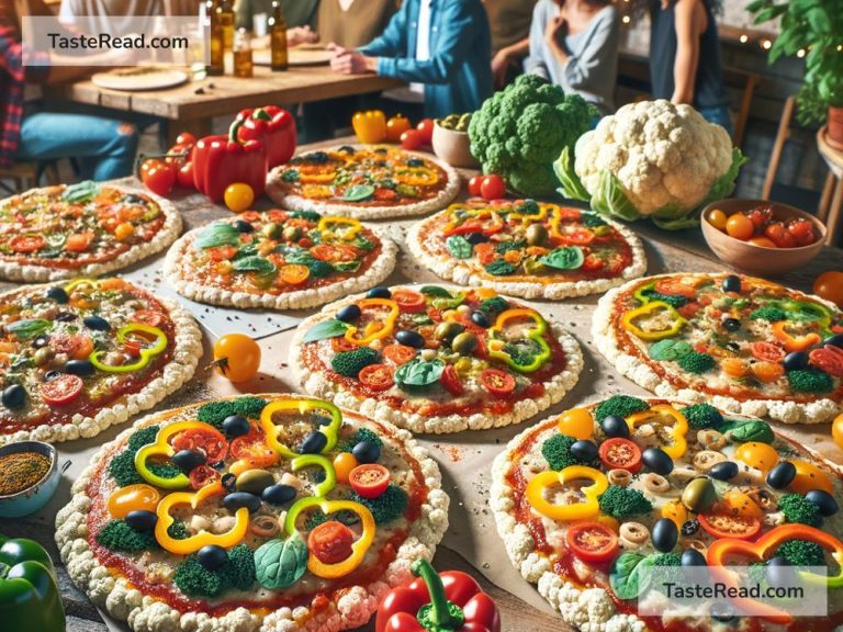 How to Prepare Vegan Pizzas on Cauliflower Crust for Appetizers