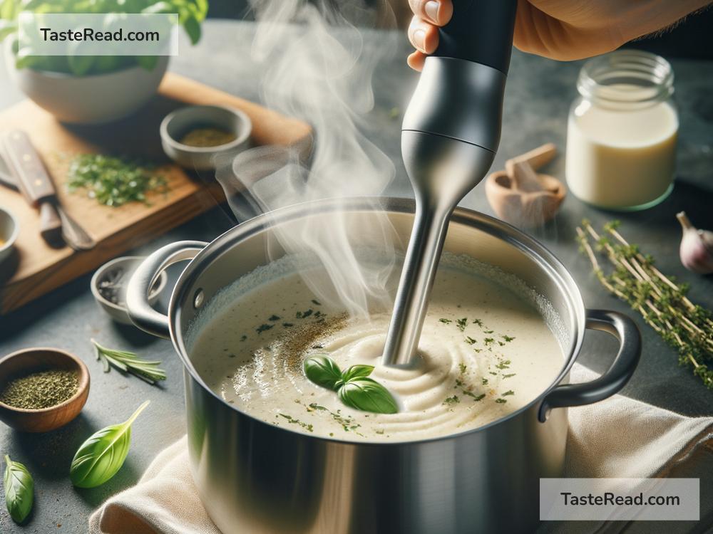 How to Use an Immersion Blender for Soups and Sauces