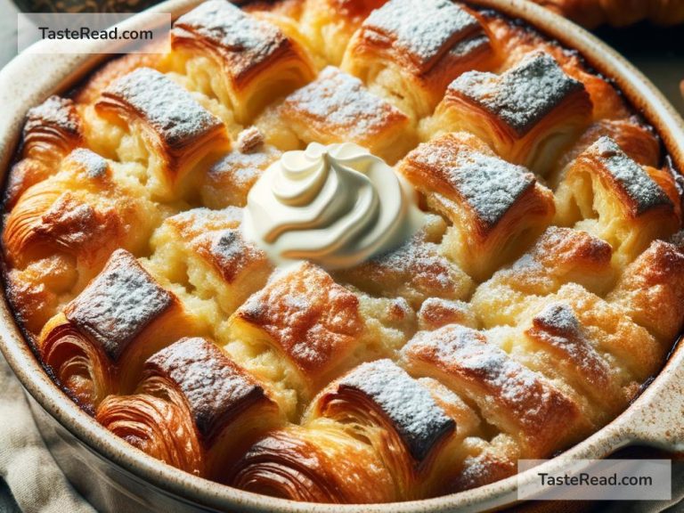 Making Bread Pudding with Stale Croissants