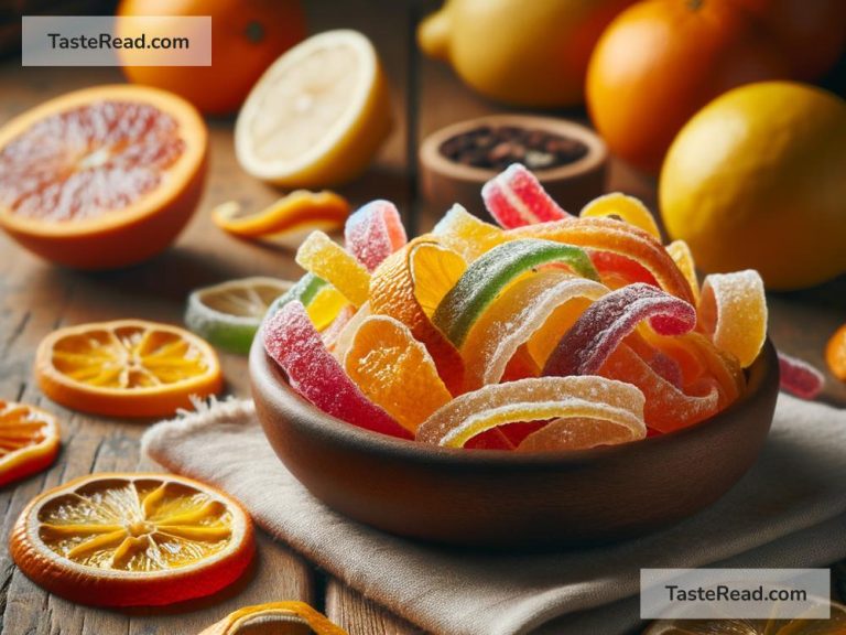 Making Candy from Fruit Rinds and Peels
