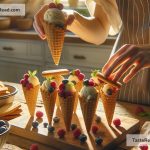 Making Ice Cream Cones with Stale Cookies