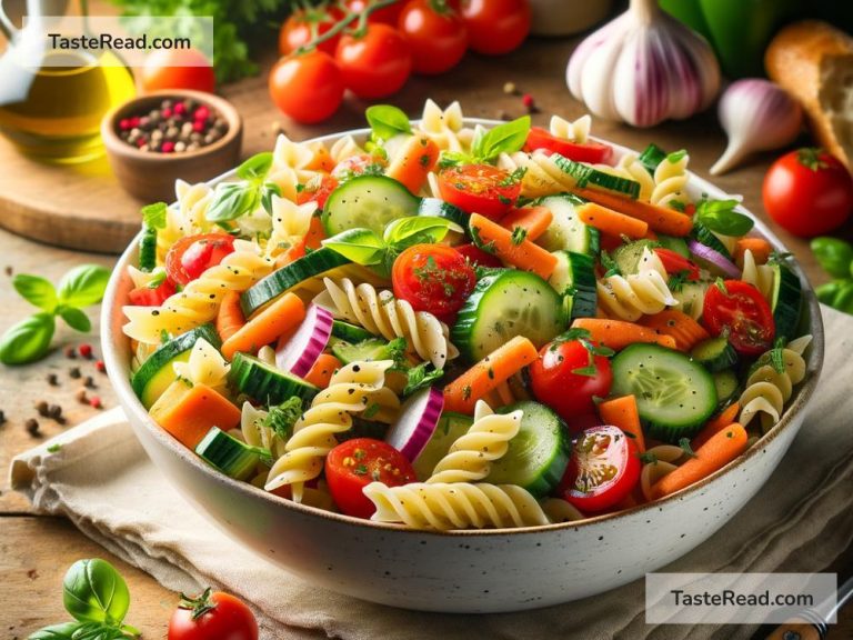 Making Pasta Salad from Leftover Vegetables