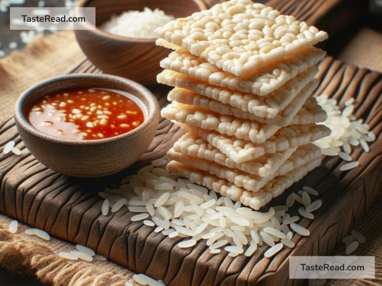 Making Rice Crackers from Leftover Grains