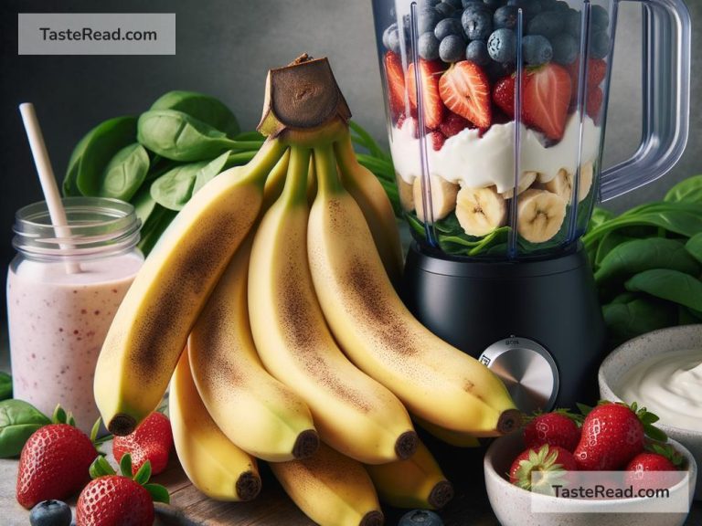 Making Smoothies from Overripe Bananas