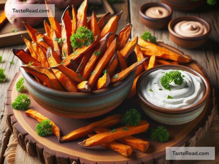 Why Roasted Sweet Potato Fries with Dip are a Healthy Appetizer