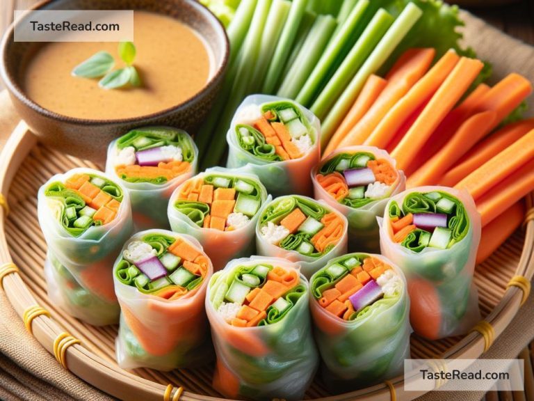 Why Thai Spring Rolls with Peanut Sauce Are a Fresh and Healthy Appetizer