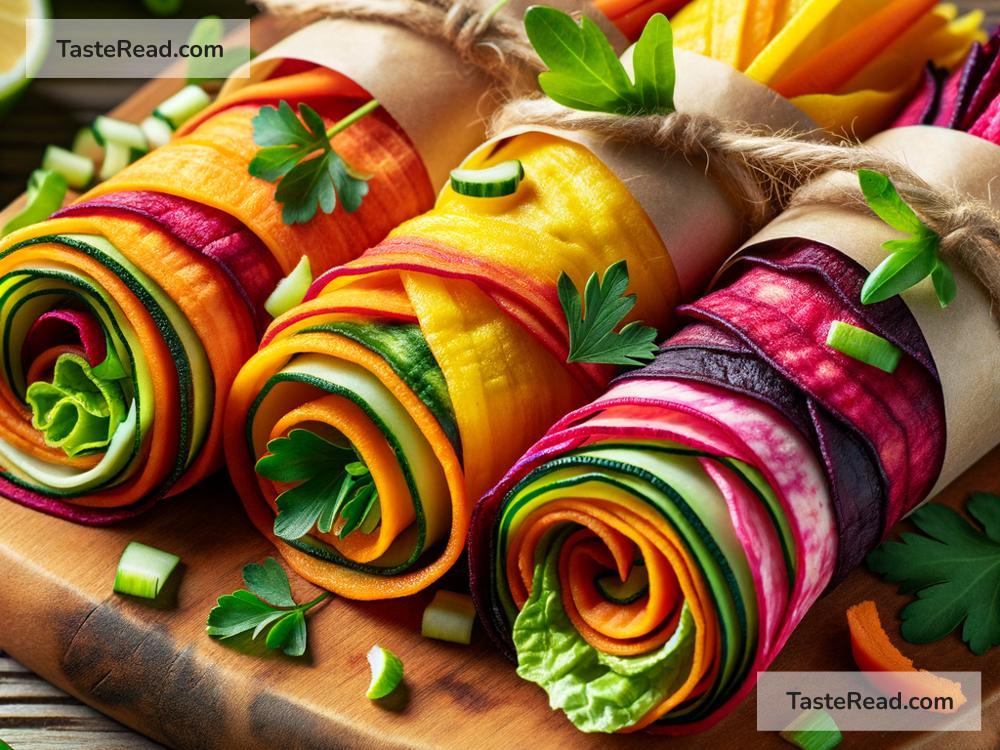 Zero-Waste Salad Wraps with Vegetable Scraps