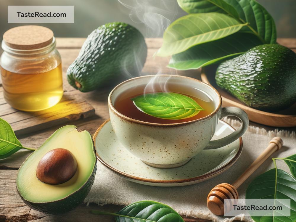 Avocado leaf tea for reducing cholesterol and improving heart health