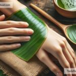 Banana leaf wraps as a traditional remedy for skin infections