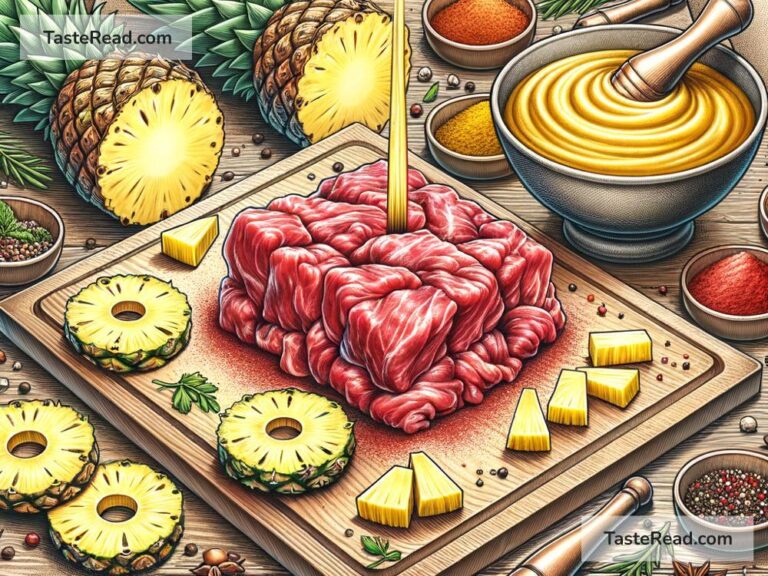 Can pineapple enzymes really tenderize meat?