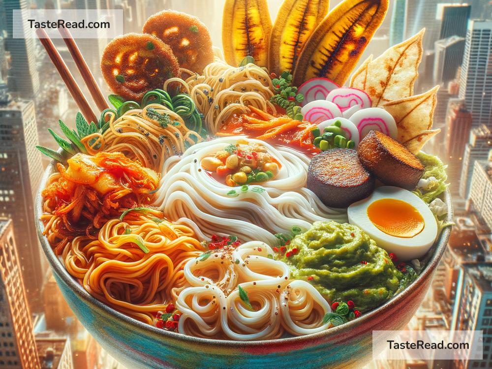 Celebrating Cultural Crossovers in Street-Style Global Noodle Bowls in Global Cities, Global