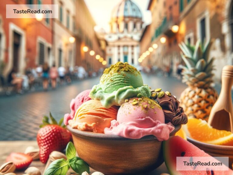 Celebrating Exquisite Artisanal Ice Cream Variations in Rome, Italy