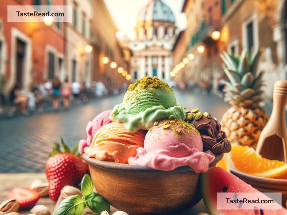 Celebrating Exquisite Artisanal Ice Cream Variations in Rome, Italy