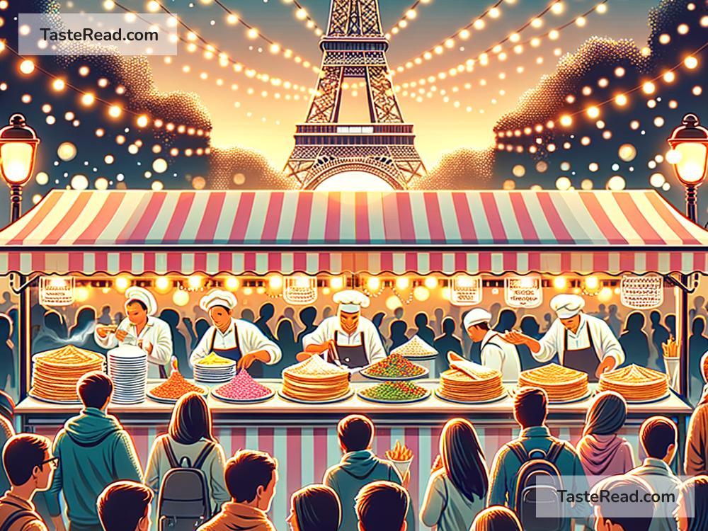Celebrating Lively Street Crepe Fests in Paris, France