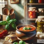 Celebrating the Bold Simplicity of Rustic Tomato Soup Twists in Italian Kitchens in Italy, Italy