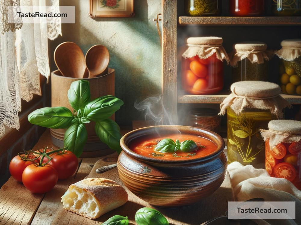Celebrating the Bold Simplicity of Rustic Tomato Soup Twists in Italian Kitchens in Italy, Italy