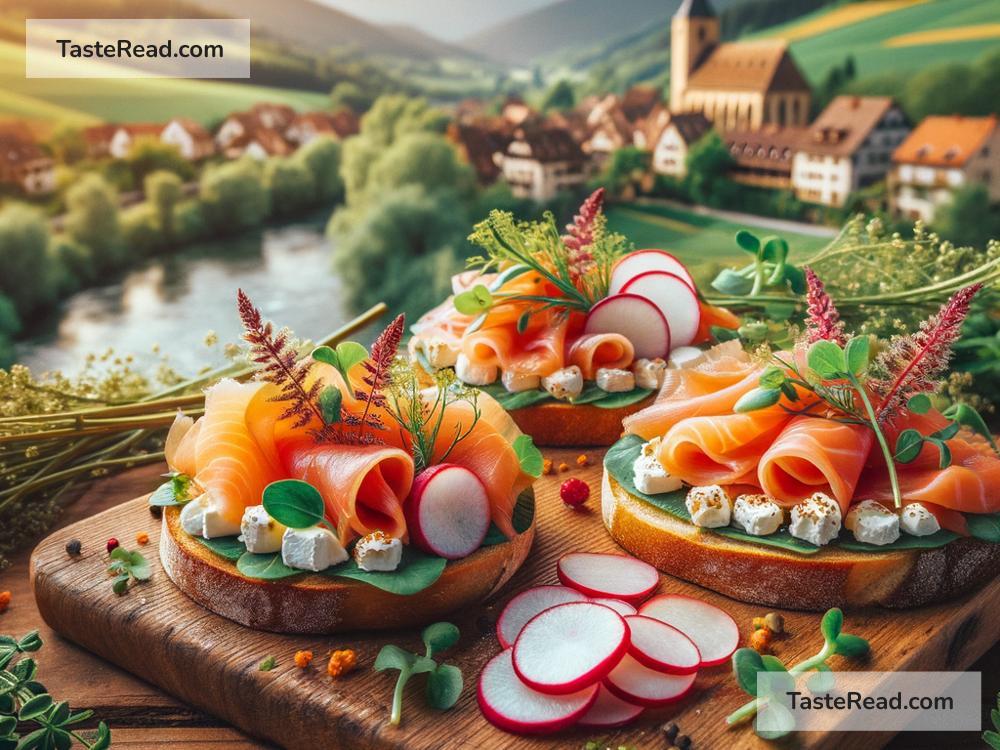 Celebrating the Crisp Tastes of Rustic French Tartines in Alsace, France