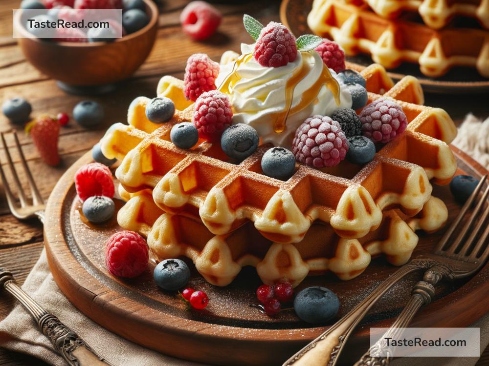Celebrating the Nostalgic Flavors of Belgian Waffle Culture
