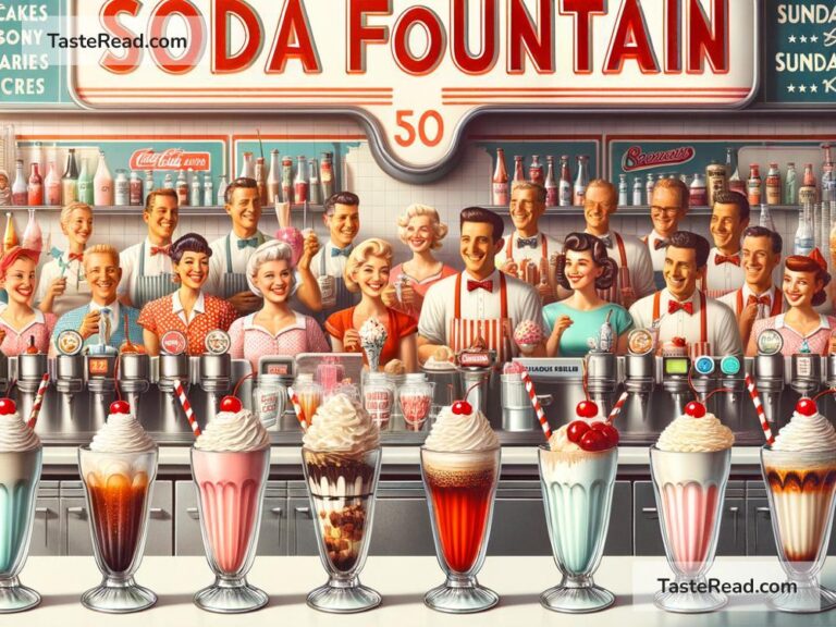 Celebrating the Timeless Appeal of Nostalgic Soda Fountain Treats in the USA, USA