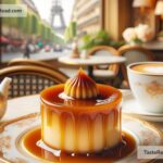 Celebrating the Timeless Art of Crème Caramel Crafting in French Pâtisseries in Paris, France